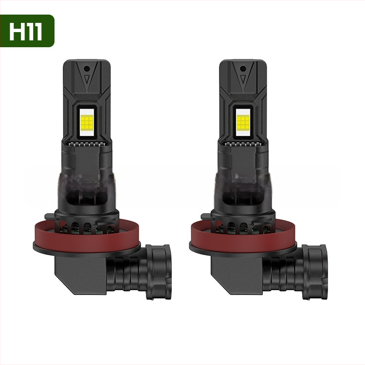 Automobiļu priekšējo LED lukturu komplekts — savietojams ar vairākiem modeļiem (H1/H3/H4/H7/H11/9005/9006/9012), 6000K, 35W, 12-24V, IP67