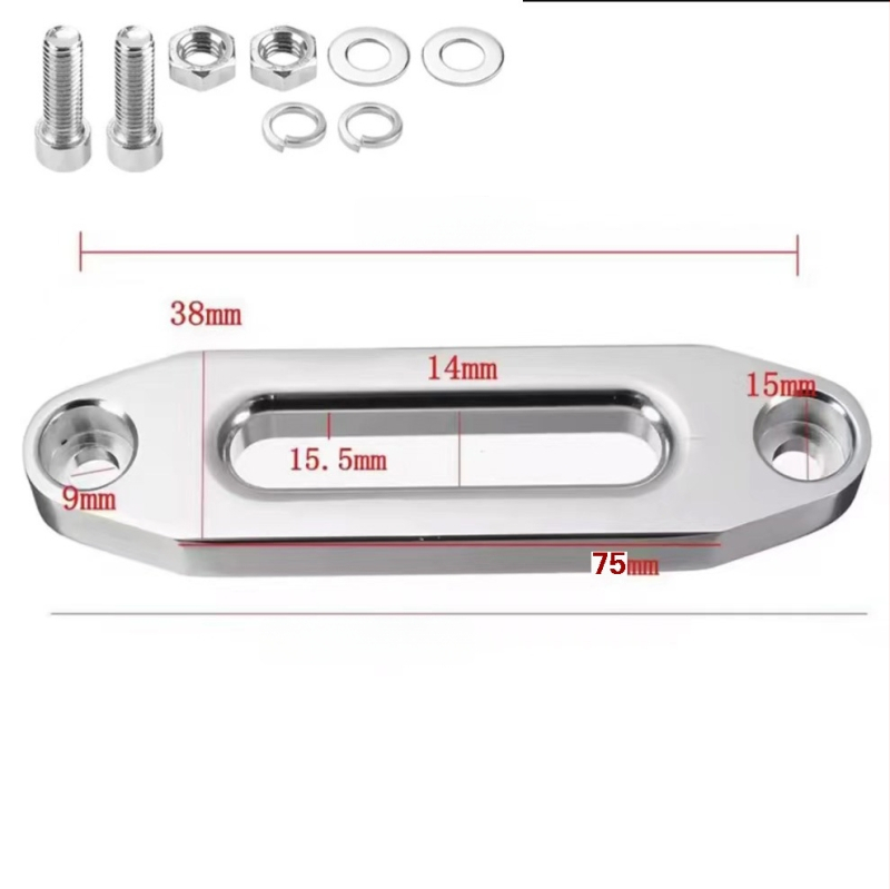 Happy vadlīniju bloks terēniskajiem transportlīdzekļiem — alumīnija sakausējuma vadlīniju bloks, virves rāmis un virves apturētājs