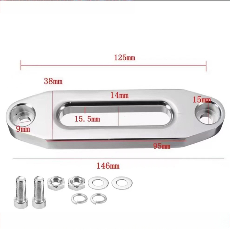 Happy vadlīniju bloks terēniskajiem transportlīdzekļiem — alumīnija sakausējuma vadlīniju bloks, virves rāmis un virves apturētājs