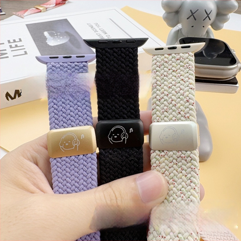 Remen za Apple Watch S8/S9, najlonsko pleten, lasersko graviranje i magnetska kopča