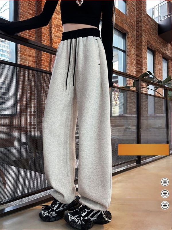 Hangchang No. 1 Teške jesenske pamukaste udobne hlače s 3D krojem, unisex
