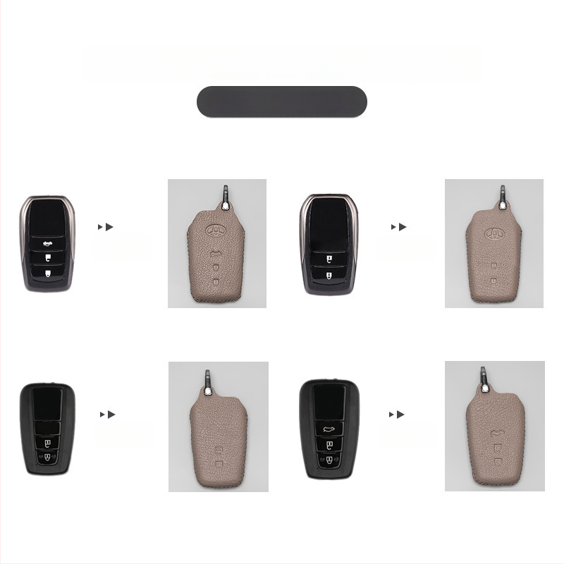 Toyota võtmeümbris – lambanahk, luksuslik stiil, kohandamine puudub