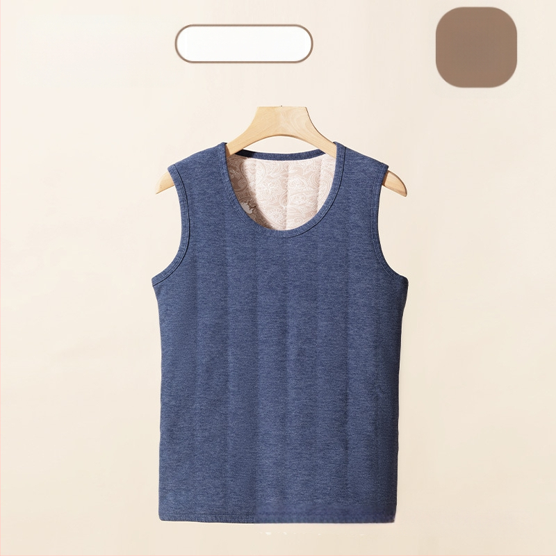 Unisex termo vest s kapuljom, antibakterijski, 5-slojni debeli flis, topla osnovna sloja
