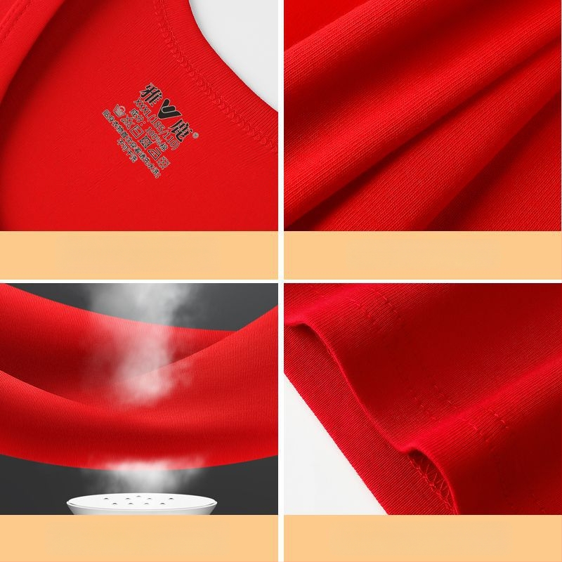 Meeste I-tüüpi vest 100% puuvillast, Hobuse aasta, ümmarguse kaelusega, keskkaal 161–180 g/m²