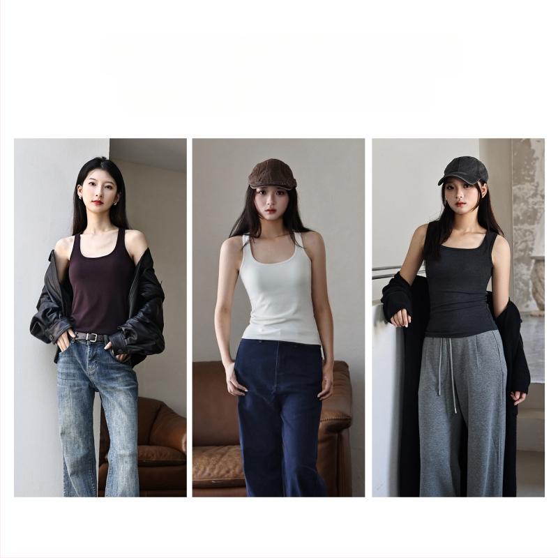 Sieviešu topiņš ar krūšu paliktņiem, U kakla izgriezums, viskozes šķiedra, rudens-ziemas, bez piedurknēm, plakans siluets