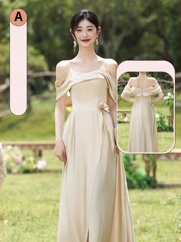 Pamergės suknelė šviežio ir saldaus stiliaus, be rankovių, juosmens linija viduryje, Mercerizuotas poliesterio audinys