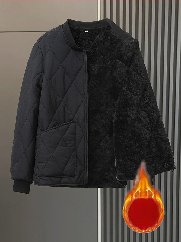 Talvine fliis-kardigan-jakk tõmblukuga, kapuutsita, ühevärviline, taskud (fliis, tõmblukud, kapuutsita, taskud, ühevärviline)