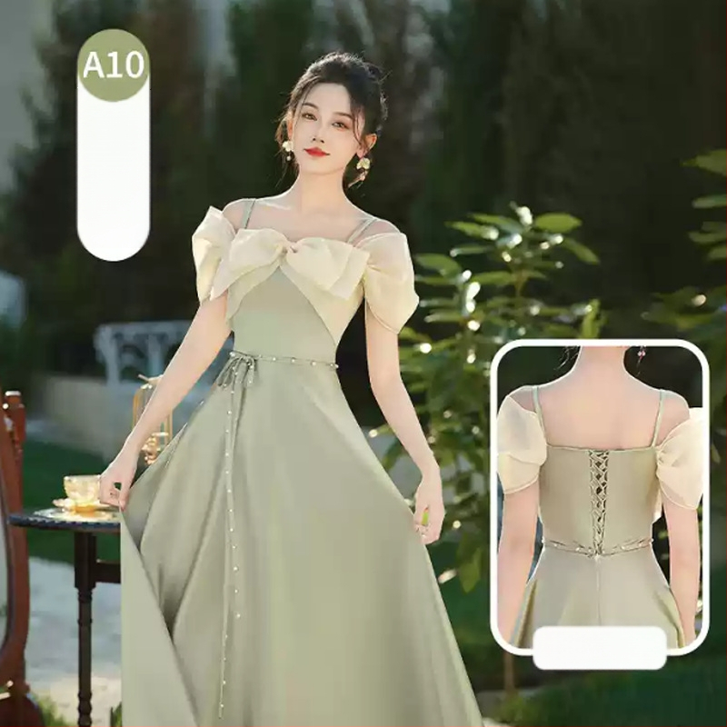 Parankinių suknelė, aukštas liemuo, ilga suknelė, be rankovių, vienas petys, poliesteris >95%