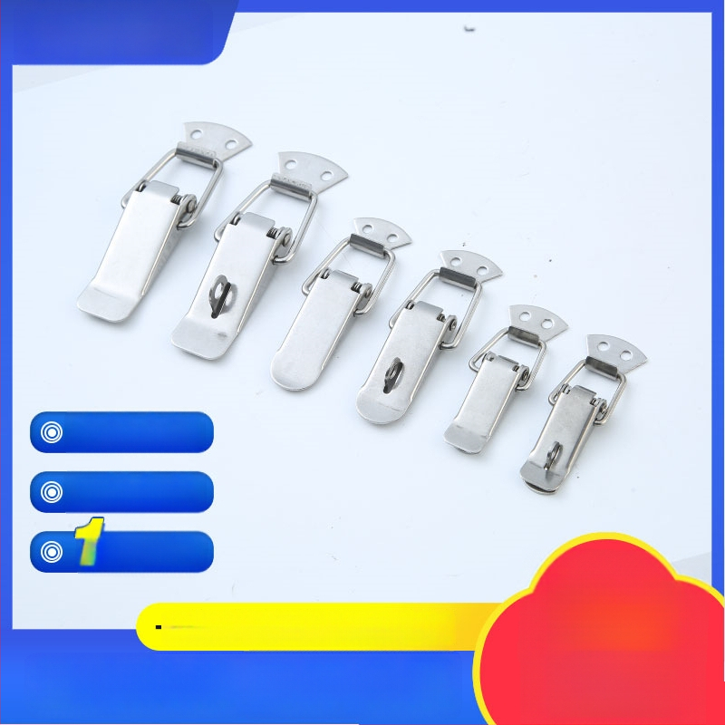 Duckbill sprādze no nerūsējošā tērauda instrumentu kastēm, 150 g, ar izdruku logotipu, pielāgošana pieejama