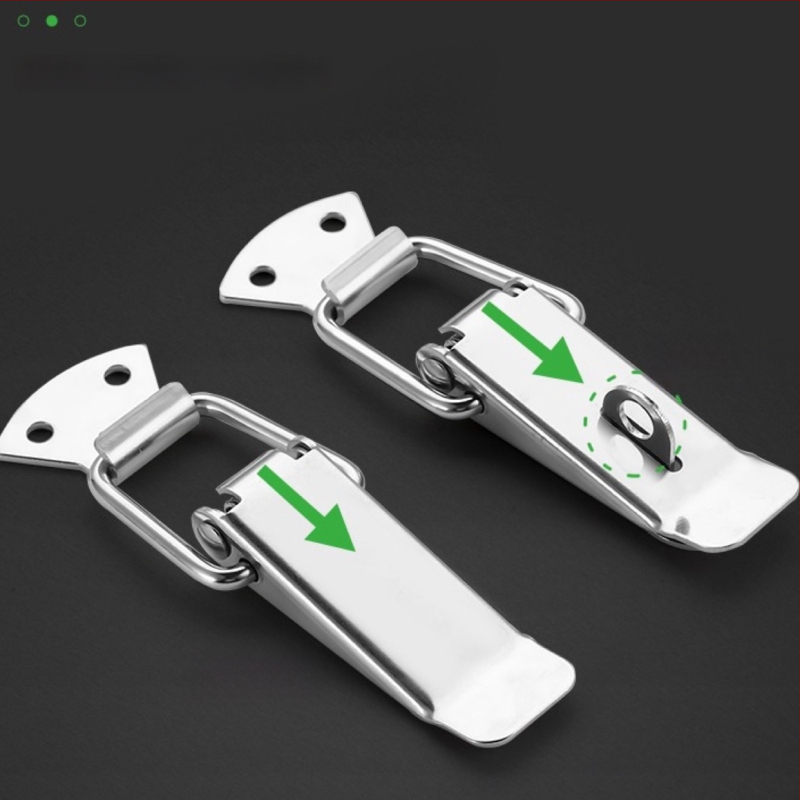 Duckbill sprādze no nerūsējošā tērauda instrumentu kastēm, 150 g, ar izdruku logotipu, pielāgošana pieejama