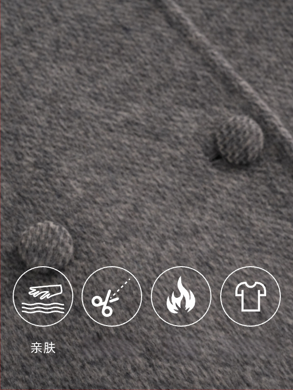 Γυναικείο αμφίδρομο παλτό από μαλλί, μεσαίου μήκους, διπλό κούμπωμα, γιακά, πυκνό μείγμα μαλλιού (50–70% μαλλί, 10–29% πολυεστέρας)