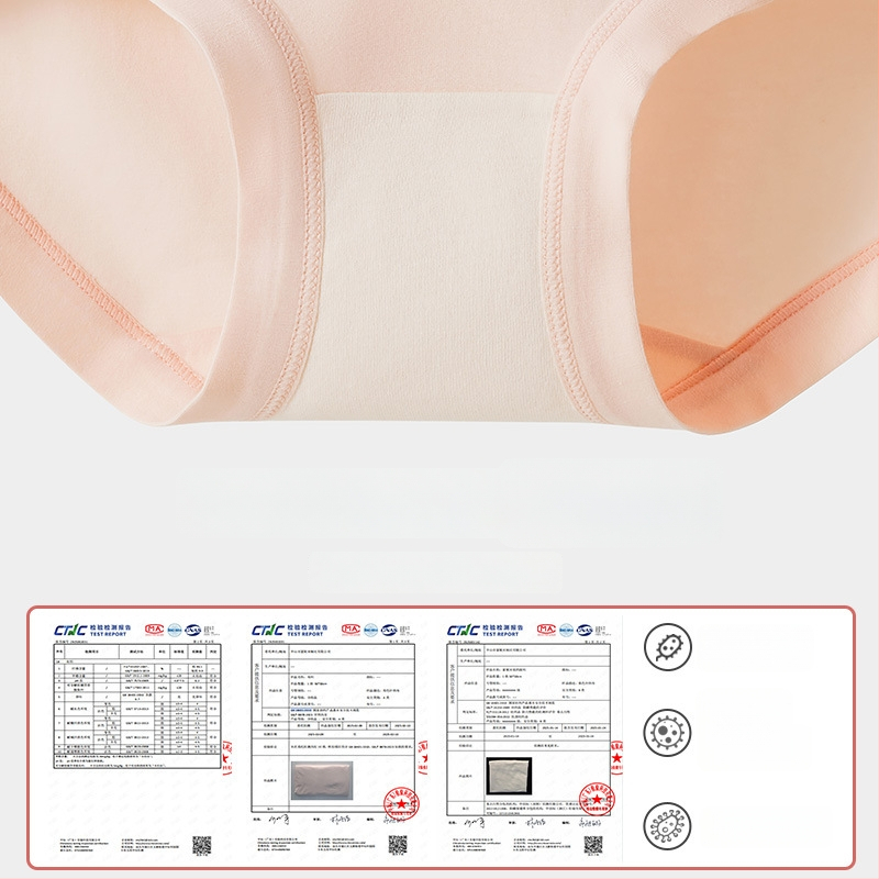 Lunilai Sieviešu kokvilnas apakšveļa ar kokvilnas starpzodu, antibakteriāla, vidējais jostas augstums, vienkrāsaina, 90-95% kokvilnas