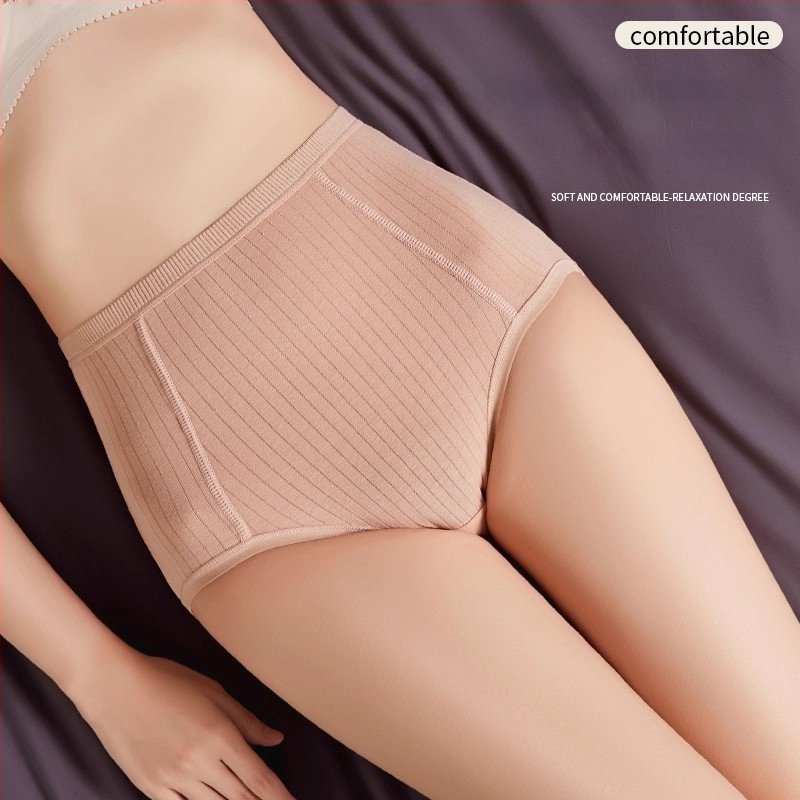 Apakšveļa sievietēm vecāka gadagājuma, augsta josta, elpojošs ribveida audums, kokvilnas oderde