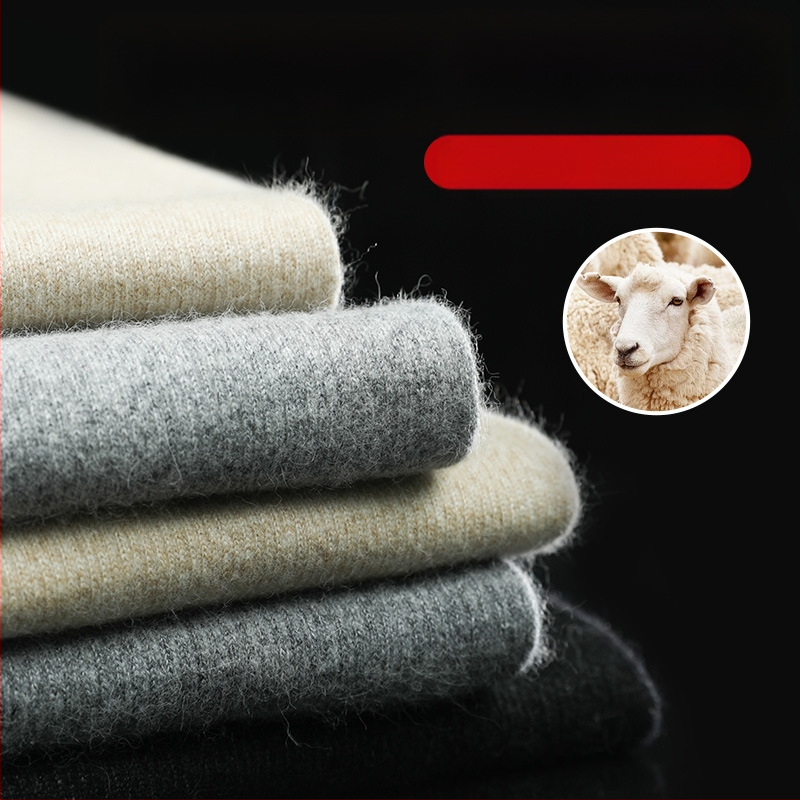 Bezšivne termoske legice s visokim strukom od kašmira, 100% kašmir, gusta tkanina 251-300 g/m², unisex