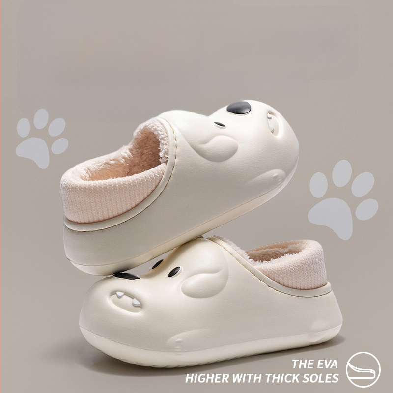 Домашни пантофи EVA с памучно вътрешно и EVA подметка, карикатура стил (Външен материал: EVA; Вътрешен материал: памук; Подметка: EVA; Форма на пръста: кръгла; Стил: карикатура)