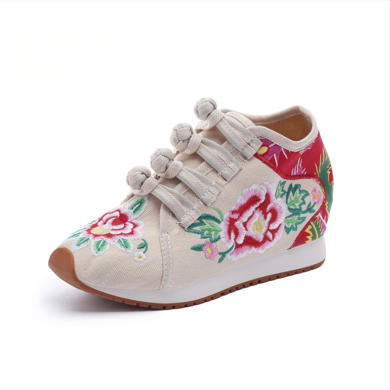 Naistele lõuzenahad lillekirjaga, fliisvooder, keskmise kõrgusega ülaosa, komposiitpõhi