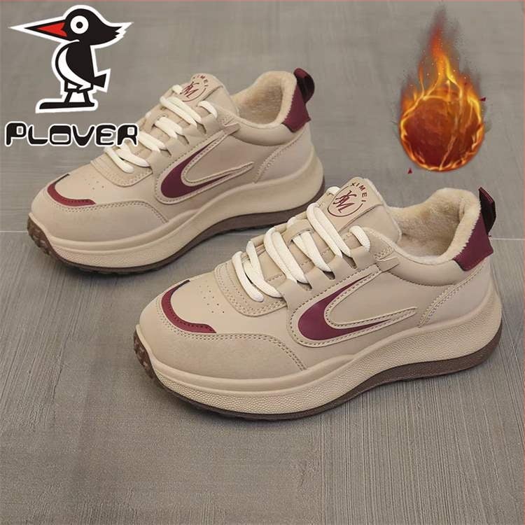 Sieviešu Slip-On kurpes, bieza zole, pretslīdēšana, fleece odere, vieglas