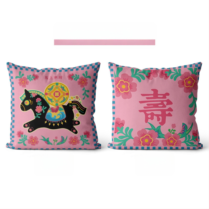 Αστείο μαξιλάρι με πυρήνα PP βαμβάκι, κάλυμμα από βρεφικό φλίς με ψηφιακή εκτύπωση για καναπέ