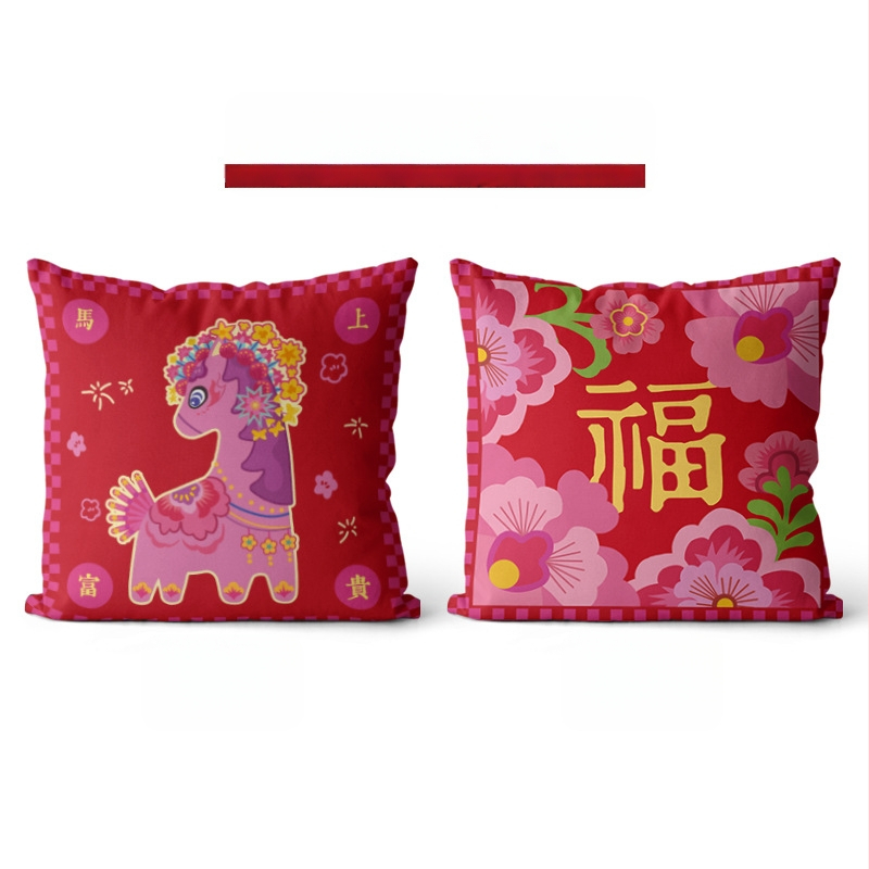 Αστείο μαξιλάρι με πυρήνα PP βαμβάκι, κάλυμμα από βρεφικό φλίς με ψηφιακή εκτύπωση για καναπέ