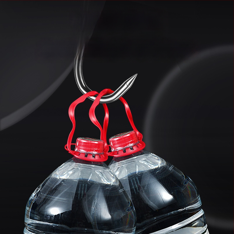 Liha konks roostevabast terasest, S-kujuline, ühe konksu disain, kerge luksuslik stiil, koormus kuni 10–15 kg