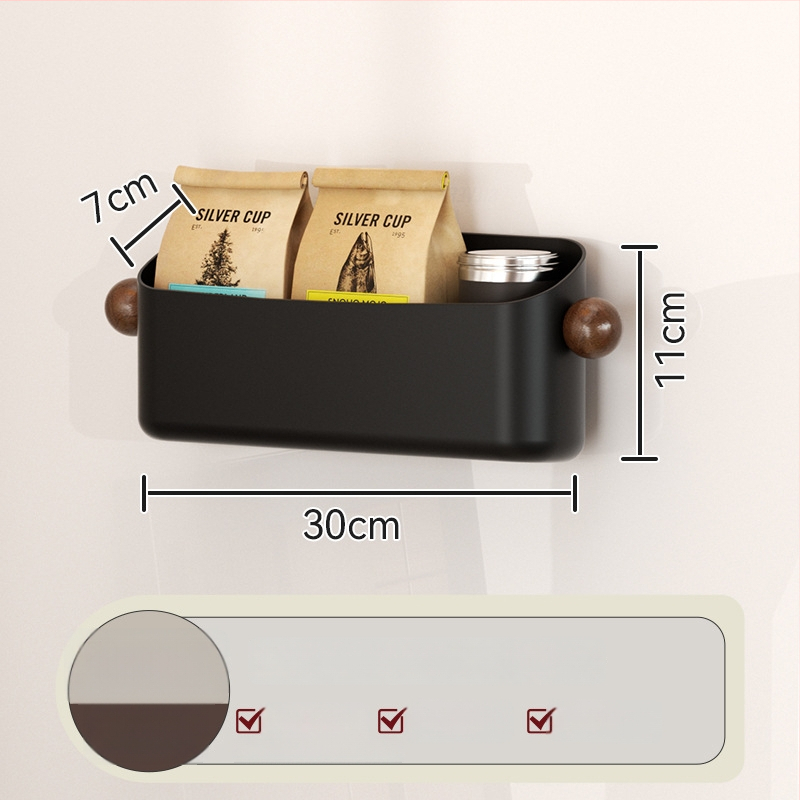 Magnētiska ledusskapja sienas uzglabāšanas plaukts, ABS materiāls, modelis Ym.7257, uzstādīšana bez urbuma, sānu virtuves organizētājs