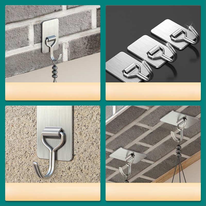 Roostevabast terasest klee-konks — raske koormus, paigaldus ilma puurimata, sobib sise- ja väliskasutuseks, veekindel, maksimaalne koormus üle 30 kg