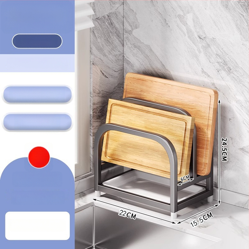 Roostevabast terasest lõikelauahoidik, köögikorraldus drenaažiga, paigalduseta, lihtne ja kaasaegne stiil