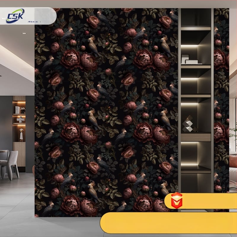 Öntapadós 3D falitapéta - PVC, többrétegű, neoklasszikus stílus