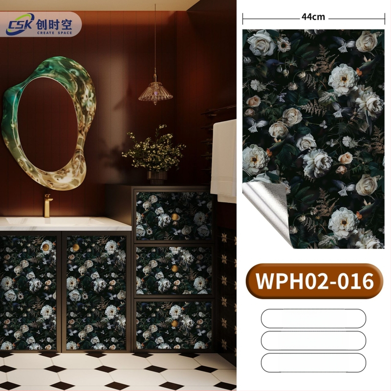 Öntapadós 3D falitapéta - PVC, többrétegű, neoklasszikus stílus