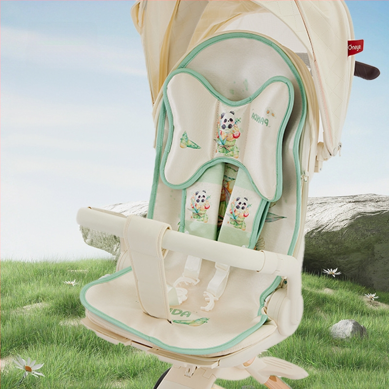 Мат за количка за новородено – Ice Silk, летен дишащ и потабсорбиращ подложка за седалката на бебето