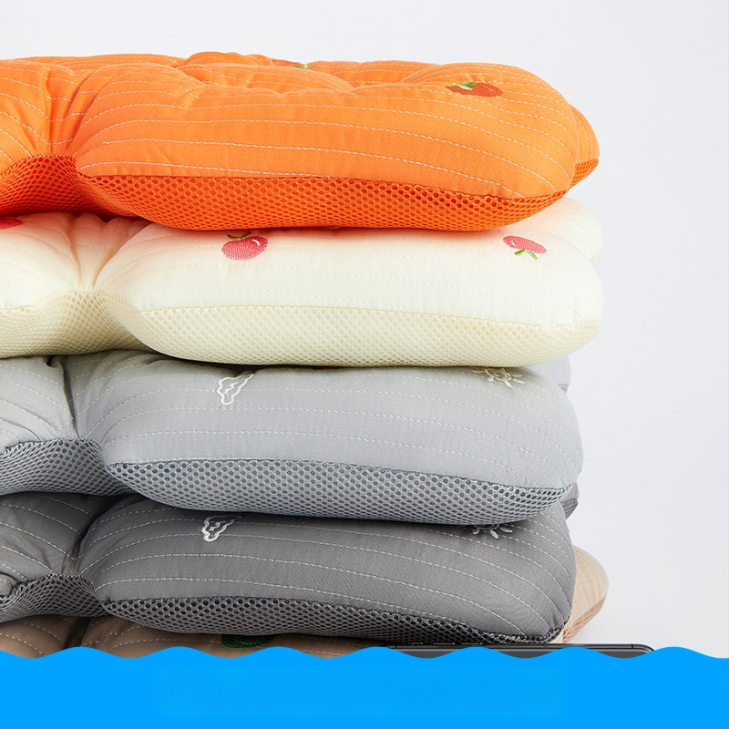 Jastučnica za sjedalicu kolica s podrškom za leđa, pamukasta debela jastučnica, kompatibilna s kolicima i stolom za hranjenje, sve sezone