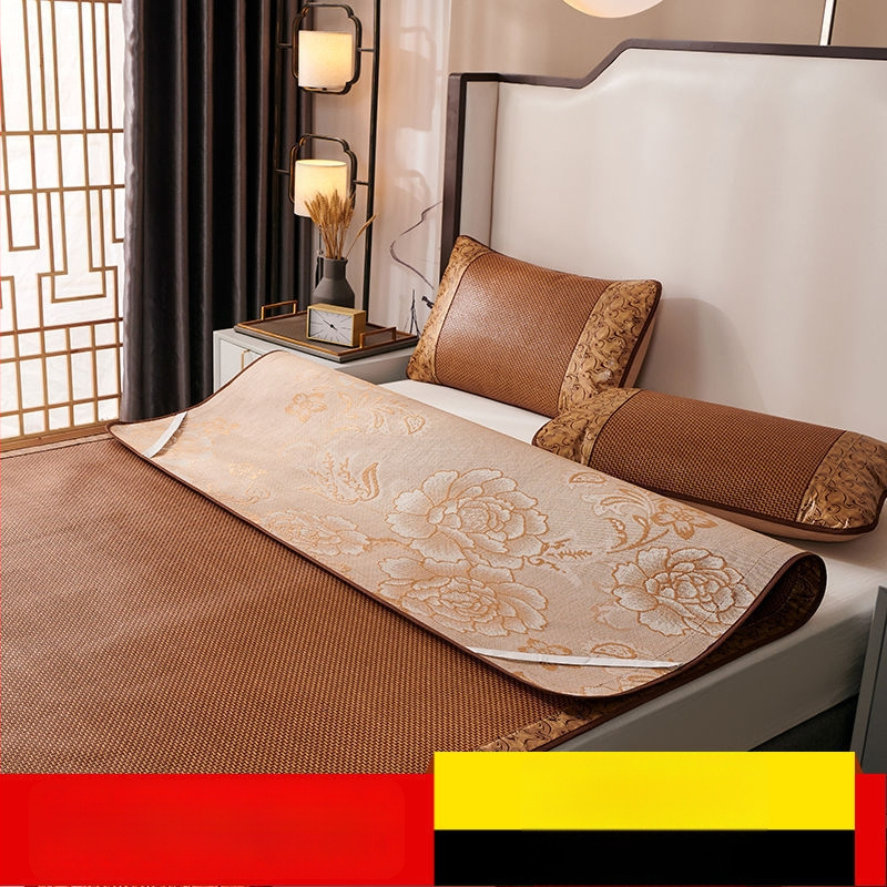 Ice Silk Mat komplekt – sünteetiline kiud, tikandiga kudumine, kaasaegne minimalistlik stiil