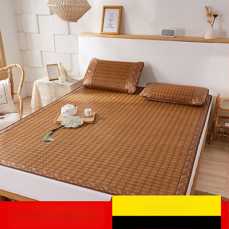 Ice Silk Mat komplekt – sünteetiline kiud, tikandiga kudumine, kaasaegne minimalistlik stiil