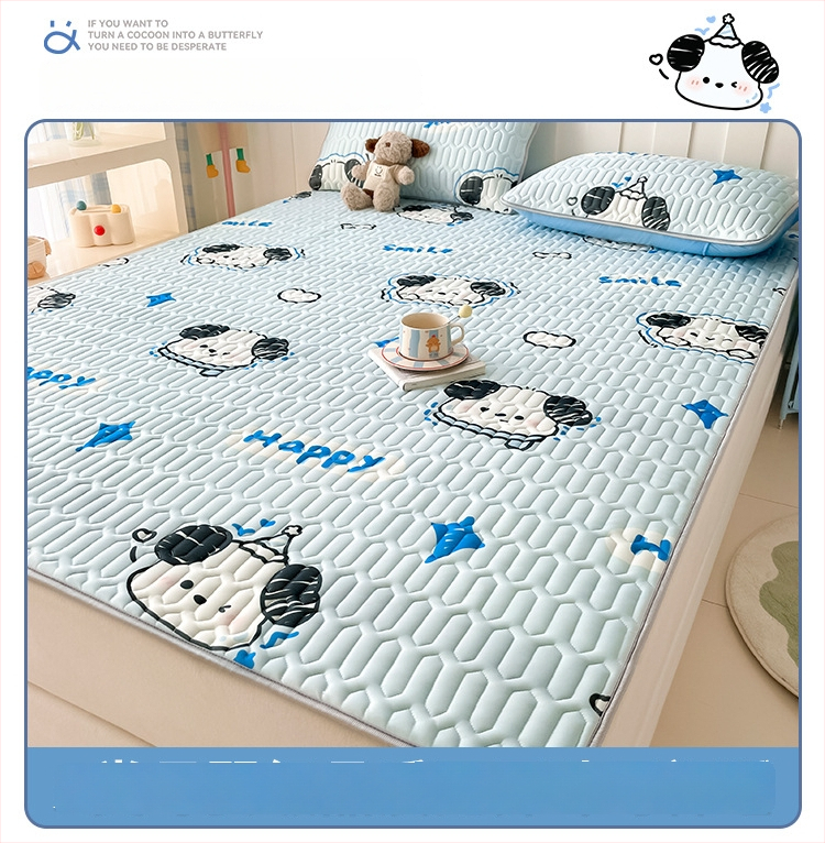 Voodi matt viskoosist (ice silk), džakkard kudumine, pestav, sobiv tudengite ühiselamasse