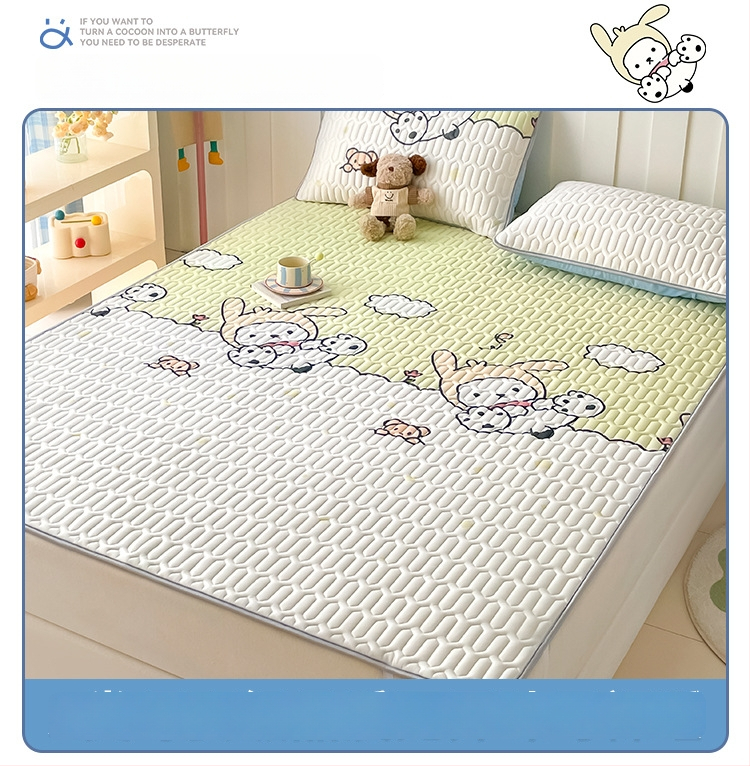 Voodi matt viskoosist (ice silk), džakkard kudumine, pestav, sobiv tudengite ühiselamasse