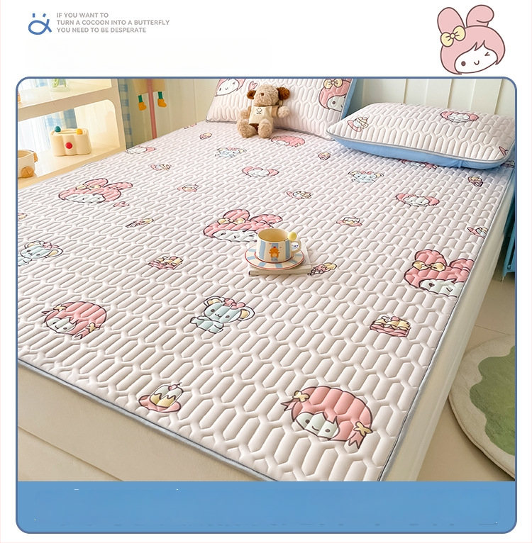 Voodi matt viskoosist (ice silk), džakkard kudumine, pestav, sobiv tudengite ühiselamasse