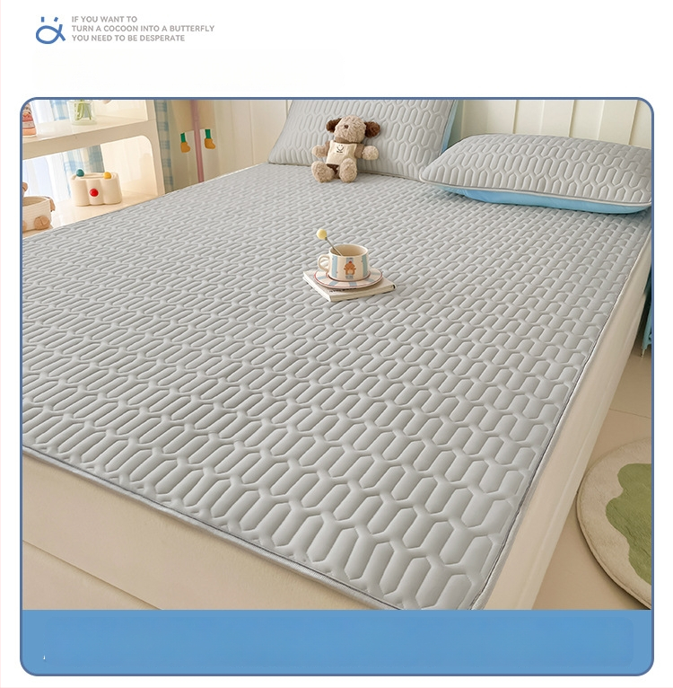 Voodi matt viskoosist (ice silk), džakkard kudumine, pestav, sobiv tudengite ühiselamasse