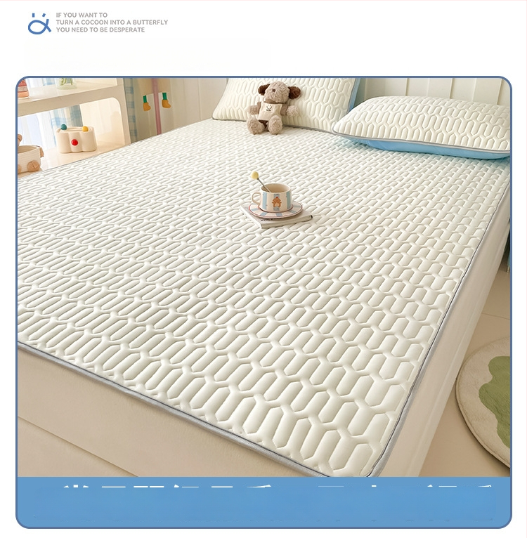 Voodi matt viskoosist (ice silk), džakkard kudumine, pestav, sobiv tudengite ühiselamasse