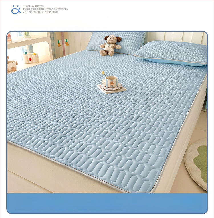 Voodi matt viskoosist (ice silk), džakkard kudumine, pestav, sobiv tudengite ühiselamasse