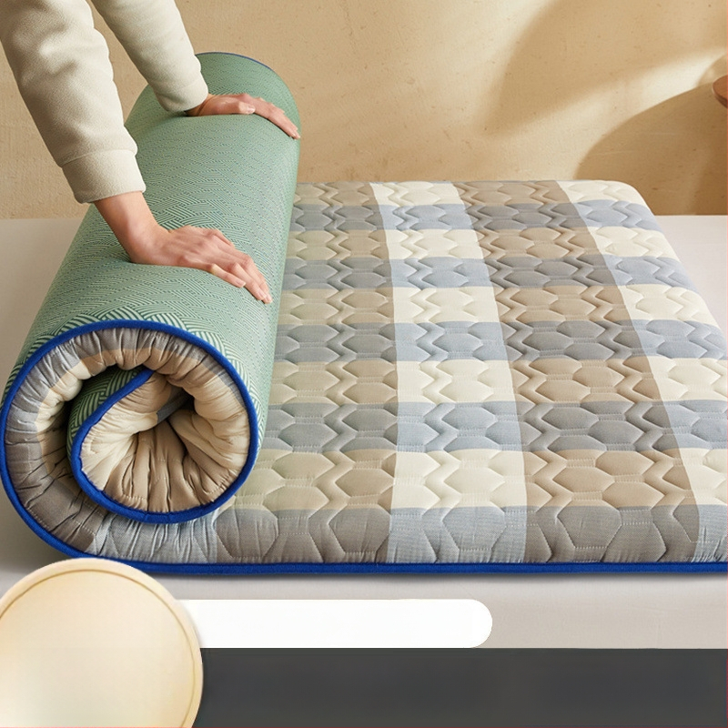 Kahekülgne pehme voodimatt, Jacquard-kude, Ice Silk Mat, Keemilised kiud, Modernne minimalistlik stiil