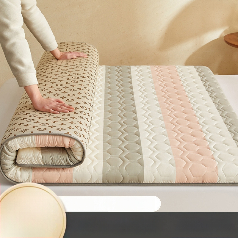 Kahekülgne pehme voodimatt, Jacquard-kude, Ice Silk Mat, Keemilised kiud, Modernne minimalistlik stiil