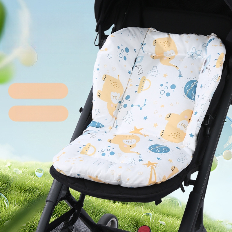 Памучна възглавничка за детска количка и столче за хранене, всички сезони, подходяща за деца на възраст 1–2 години, съвместима с повечето колички