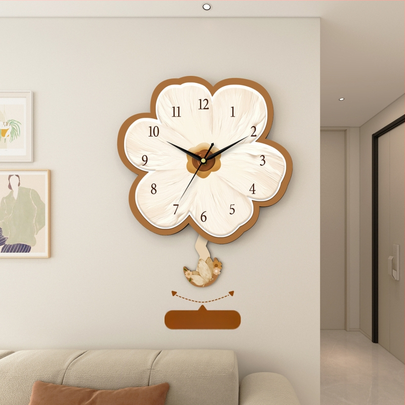 Falióra csendes működéssel, hőmérő és örökkévaló naptár, nap- és hónap kijelzése, elemes, egyoldalas