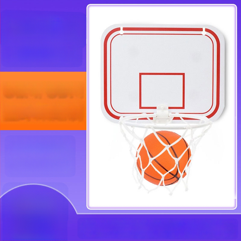 Coș de baschet pentru copii, interior, de agățat, din plastic, fără găuri, ușor 110–190 g, potrivit pentru baschet, fotbal și volei
