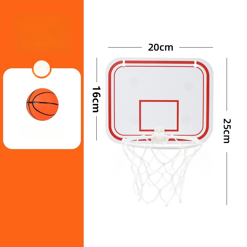 Coș de baschet pentru copii, interior, de agățat, din plastic, fără găuri, ușor 110–190 g, potrivit pentru baschet, fotbal și volei