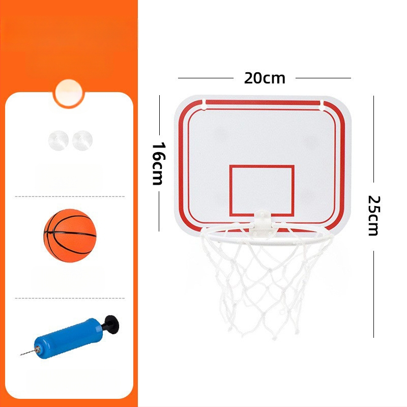 Coș de baschet pentru copii, interior, de agățat, din plastic, fără găuri, ușor 110–190 g, potrivit pentru baschet, fotbal și volei