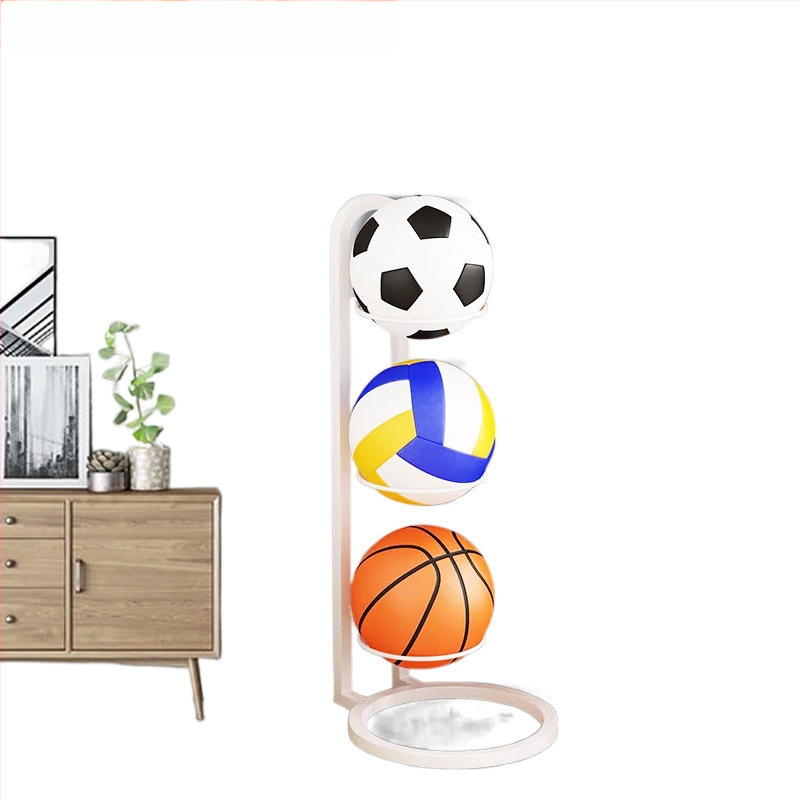 Raft de depozitare mingi Xiaoju – suport de podea pentru mingi de baschet și alte sporturi