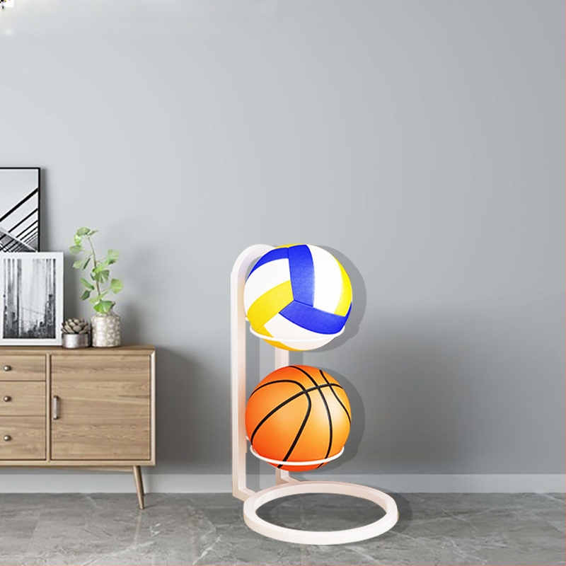 Raft de depozitare mingi Xiaoju – suport de podea pentru mingi de baschet și alte sporturi