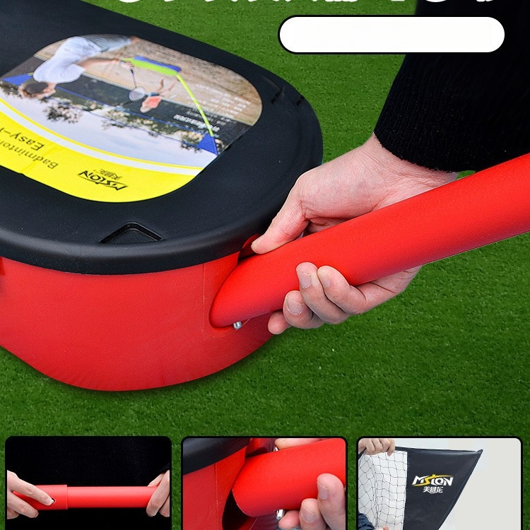 Meishulong prijenosni stalak za badminton mrežu, za kućnu i vanjsku upotrebu, lako se premješta