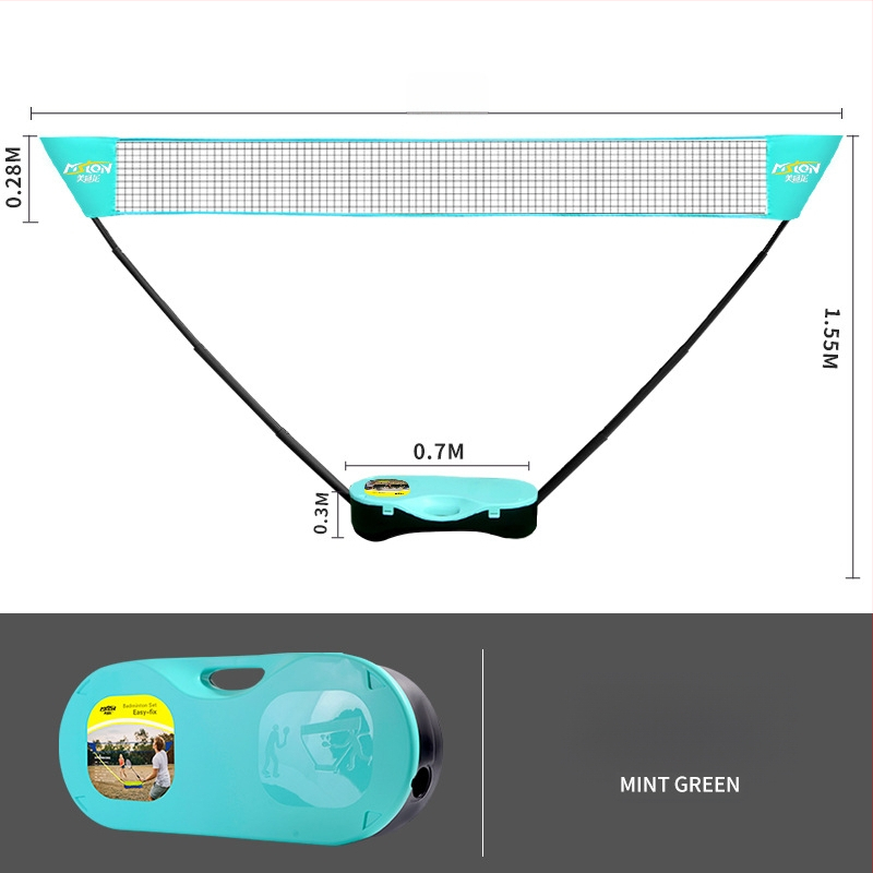 Meishulong prijenosni stalak za badminton mrežu, za kućnu i vanjsku upotrebu, lako se premješta